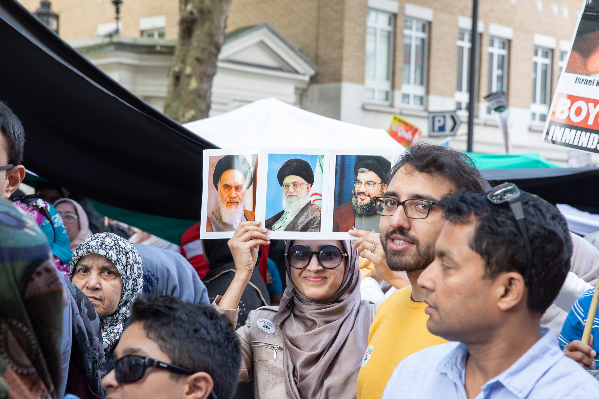 Iranian supporters in London